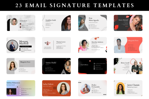 23 Email Signature Templates for Graphic Design