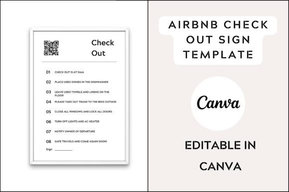 Airbnb Check out Template Graphics