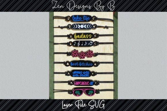 Bracelet Bundle of 9 Laser SVG
