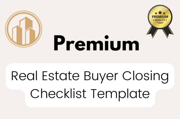 Buyer Closing Checklist Graphics & Print Templates