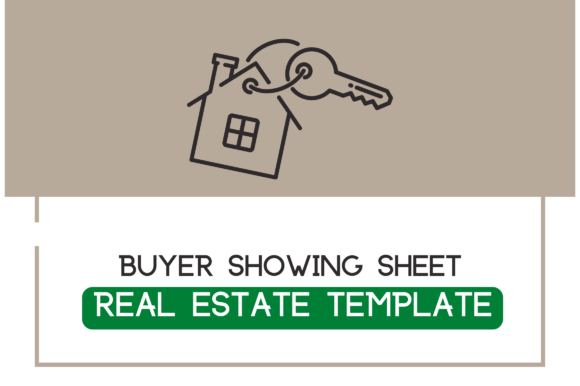 Buyer Showing Sheet Template Graphics