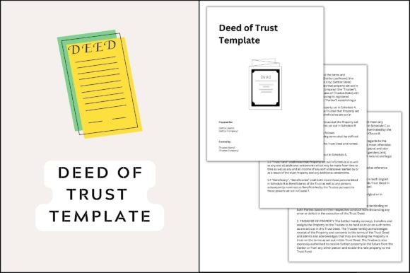 Deed of Trust Template Graphics