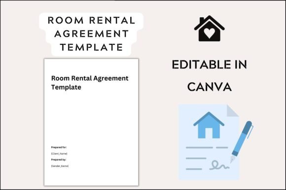 Editable Room Rental Agreement Template Graphics