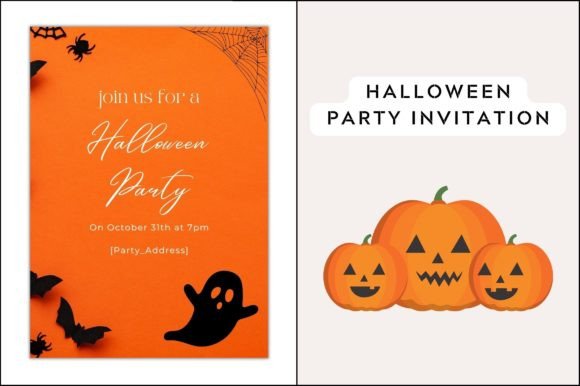 Halloween Party Invitation Online Graphics