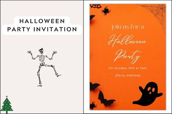 Halloween Party Invite PDF Sharable