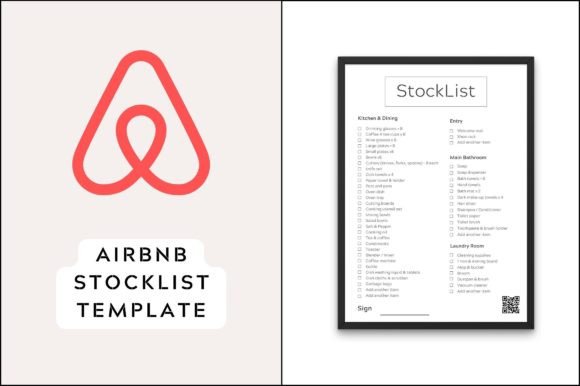 Premium Airbnb Stocklist Checklist