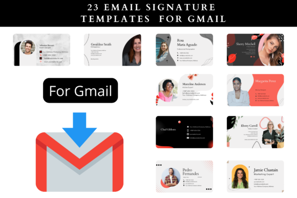 Premium Gmail Signature Templates for Graphic Design