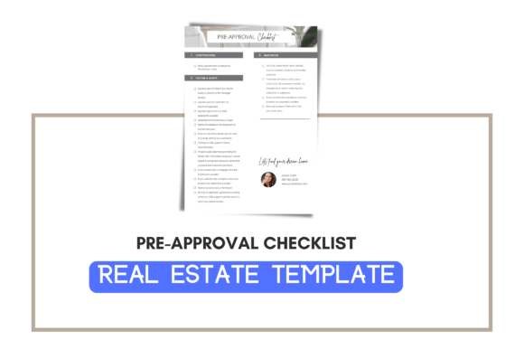 Premium Pre Approval Template Graphics & Print Templates