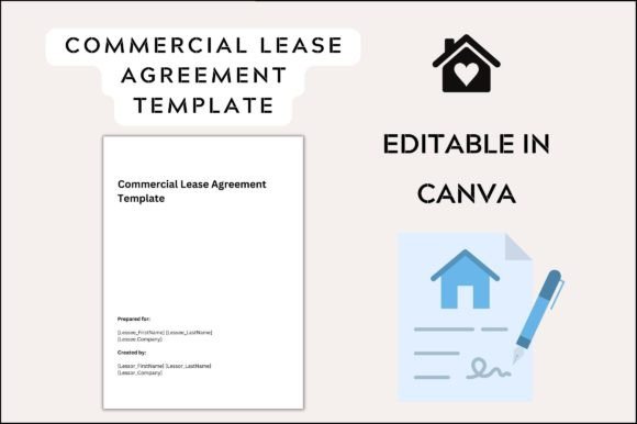 Printable Commercial Lease Contract Graphics