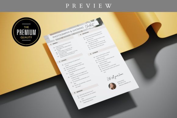 Real Estate Photography Checklist Graphics