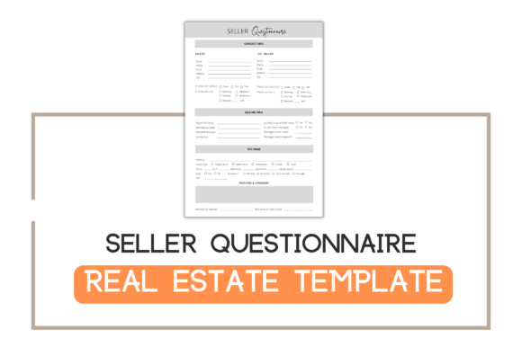 Real Estate Seller Questionnaire Graphics