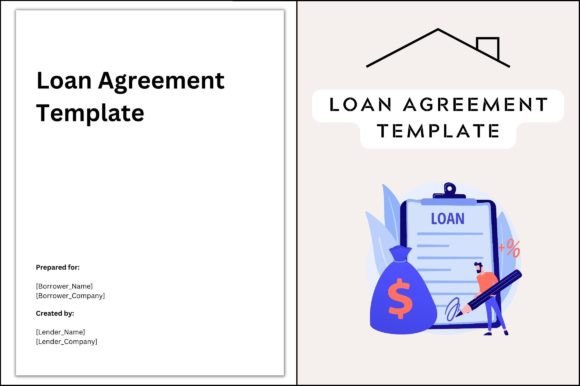 Simple Loan Agreement Template Graphics