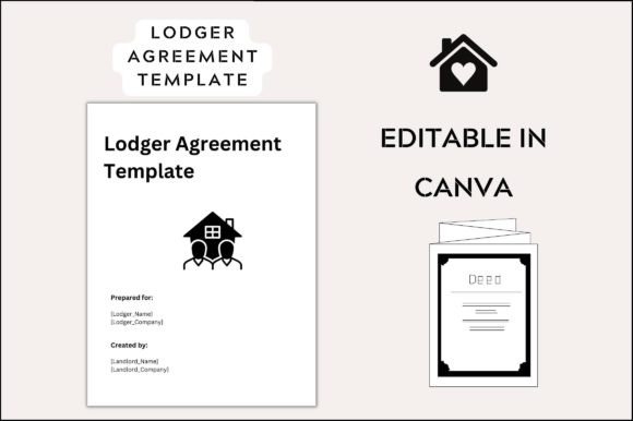 Simple Lodger Contract Template Word Graphics