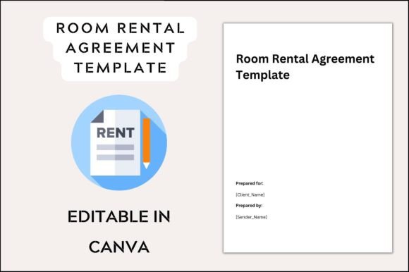 Simple Room Rental Contract Graphics
