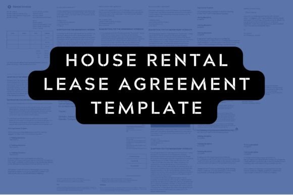 Standard House Lease Contract Template Graphics