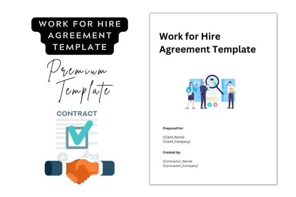 Work for Hire Agreement Printable Graphics